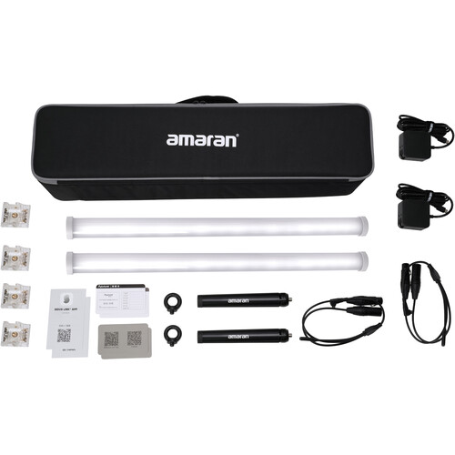 نور-باتومی-Aputure-Amaran-PT2c-2-Light-Kit-with-2ft-(60cm)-Battery-Powered-RGBWW-Tube